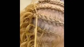 Crochet Afro lupin braids tutorial #hairtutorial #tutorialhair #hairstyles #braids #subscribe #sub