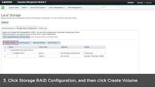 Как создать RAID-массив на сервере System X с помощью интерфейса интегрированного модуля управления