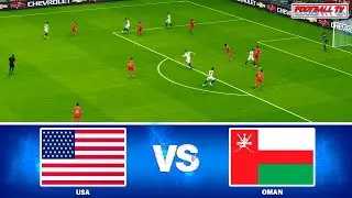 PES 2021 - USA vs OMAN - INTERNATIONAL FRIENDLY 2023 | FULL MATCH | PC GAMEPLAY