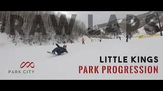 Snowboard Park Progression// Little Kings // Park City Utah