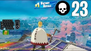 High Elimination Solo Squads Gameplay | Full Game Season 8 Chapter 2 [Fortnite PC Keyboard]
