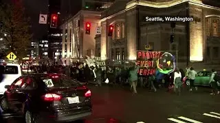 Demonstrators demand every vote is counted