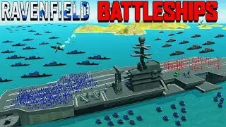 NEW BATTLESHIPS vs AIRCRAFT CARRIER & Planes! (Ravenfield Beta 6 Part 8 New Update))