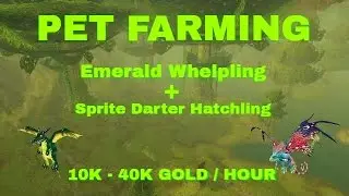 WoW Gold Farming - Emerald whelpling + Sprite Darter H. 10K - 40K Gold/Hour | CZ