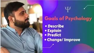 What are the basic goals of Psychology in Urdu/Hindi | Nafsiyat kay maqasid | Jahanzaib Saleem