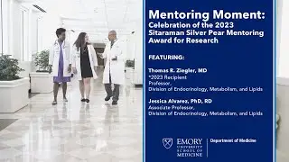 Mentoring Moment: Celebration of the 2023 Silver Pear Mentoring Award for Research