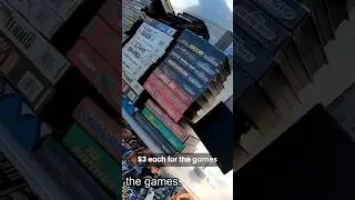 Игры Sega Genesis в полной комплектации и хиты для PS2 за 3 доллара на блошином рынке