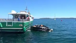 Déclenchement d’un radeau de survie 50 places