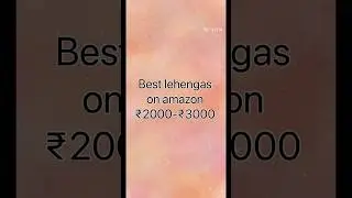 Lehengas on Amazon ₹2000-₹3000!! Unbelievable😱😨 #shorts #lehenga #amazonfinds #shopping