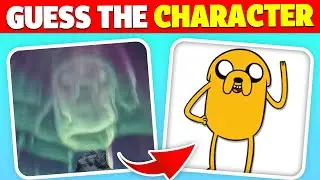 Squint your Eyes to Guess the Hidden Adventure Time Characters by Illusion! | Jake the Dog, Finn