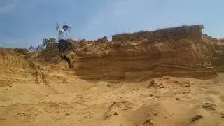 Jumping video reversed