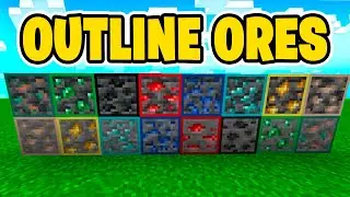 Outlined Ores Texture Pack For Minecraft Bedrock 1.20! - Android, IOS, Windows, Xbox, PS5