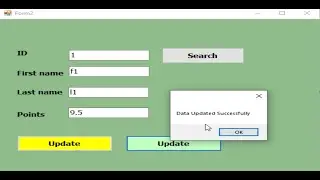 C sharp for beginners| Two ways for update button with MS access database in c#