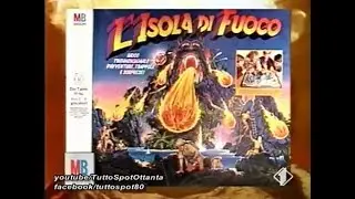 Spot Ita - L'ISOLA DI FUOCO Gioco In Scatola MB -  1992