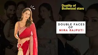 Double Faced nature of Mira Rajput #mirarajputkapoor #bollywood #viralvideo #nepotism