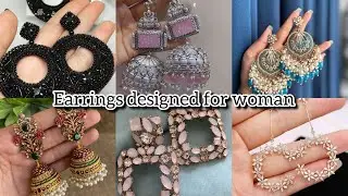 New Elegant Earrings ke Design 2025 Girls | Trendy Earring Design 2025 | Fancy Earrings Girls 2025