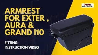 M-TEK Armrest Installation Guide | Hyundai Exter, Aura & Grand i10 |Interior  Fitting Tutorial
