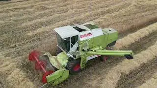 McClean Contracts cutting barley 