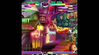 MvC2 Dhalsim 90% combo on Sentinel match highlight (unfly infinite to yoga strike) 11 reps, 57 hits