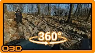 AOAA Blue Rocky Climb in 360 Degrees! 2015 Jeep Wrangler - OVERCLOCK3D