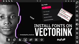 How to download and install custom font in Vector Ink
