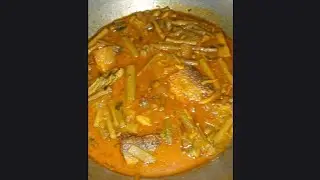 How to make 😋 lotha fish curry, rent house kitchen cooking mini vlog 😍 #housewifelife #viral #assam 