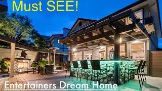 Luxury Greenbelt Home Tour w/ Outdoor Kitchen, Hot Tub & Mt. Baker Views