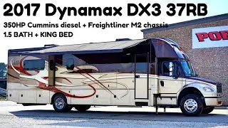 2017 Dynamax DX3 37RB 1.5 BATH Super C 350HP Cummins Diesel Motorhome from Porter&rsquo;s RV - $204,900