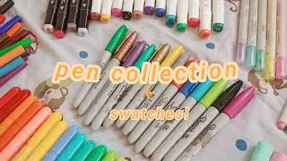 pen collection + swatches! // philippines 🍙