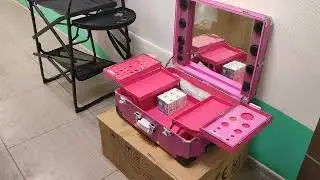 Видеоотчёт для Марии г. Ставрополь. Мобильный стул и студия визажиста  #makeupcase #makeupchair