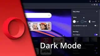 How to turn on dark mode in Opera ✅ Tutorial