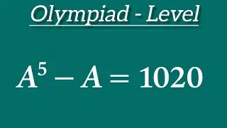 Hard Level Math Olympiad #olympiadmathematics