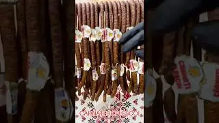 🔥 The Legendary Taste of Pleșcoi Sausages! #TraditionalDelight #MustTry 🇷🇴 #shorts #shortsfeed