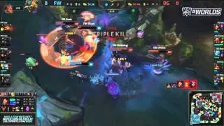 Soaz |Darius| Pentakill |OG VS FW| 4to de Final | #Worlds Championship 2015