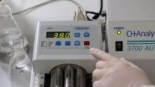 How to program the ISMATEC pump for the OI Analytical FS3700