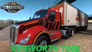 American Truck Simulator T680 DYNAMITE TO MUD CREEK SLIDE