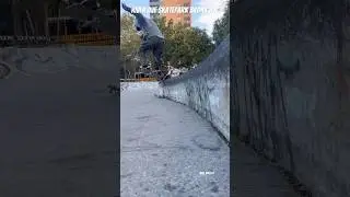 Learning How to crooked grind on a ledge #skateboarding #crookedgrind