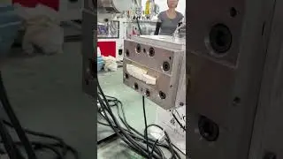 How to produce top quality wpc solid door frames #extrusion #machine