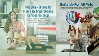 PetSpany&trade; Strong Bamboo Nail Board | Stress-Free Nail Trims for Dogs 🐶