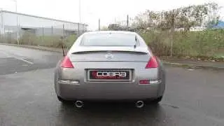Nissan 350Z Cat Back Performance Exhaust by Cobra Sport Exhausts (NZ02)