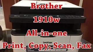 Brother 1910W Multifunction Printer (Print, Copy, Scan, Fax) Unboxing