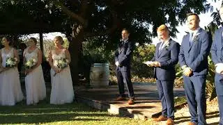 Faye and Matty Revill Wedding Entrance