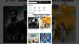 Salaar Movie Tickets animation in Paytm ... #paytm #salaar #prabhas #ticket #hombalefilms