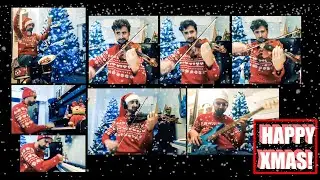 Jacopo Bigi | HAPPY XMAS! | #violincover #violin #eviolin #viola #toydrum #bass #ohhappyday