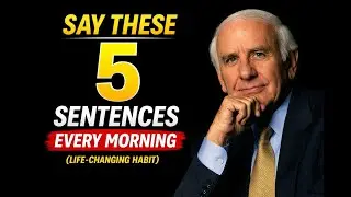 Say These 5 Sentences Every Morning | Life Changing Habit |- Jim Rohn