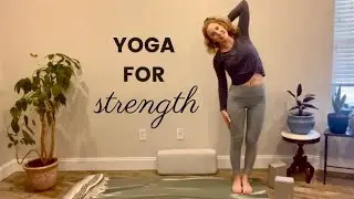Yoga For Strength | 15 minutes | Balance With Babz Yoga