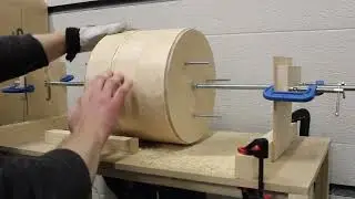 Stave drum outer milling with the router jig (gapisz mi się na bęben?)