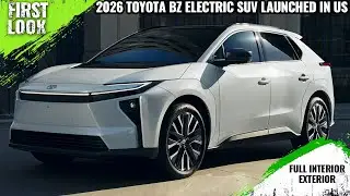 2026 Toyota bZ Electric SUV Launched In US - 505 km EV Range - First Look - Full Interior Exterior