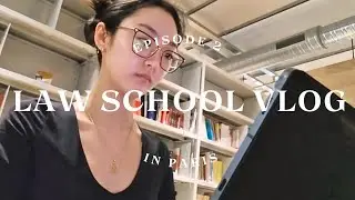 law school in paris 📚 studying & seminar prep 파리 법대생