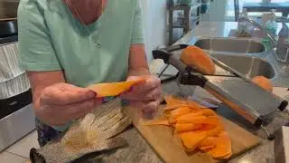 Sweet Potato Dog Treats - Cooking with Linda